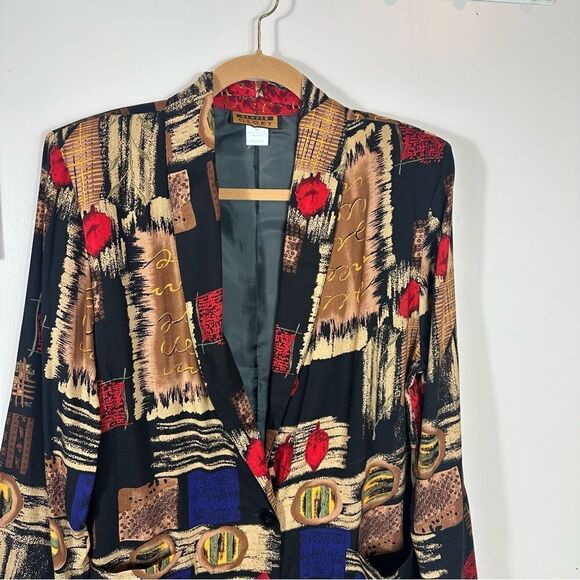 VTG BLAZER GLORY 100% rayon - Picture 5 of 12